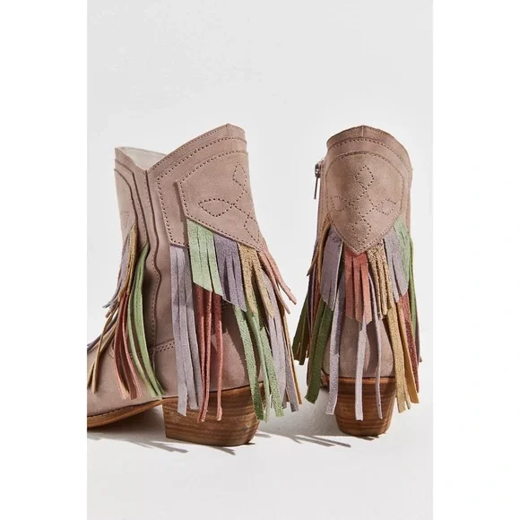 Free People Lawless Fringe Western Boots - Picture 4 of 8